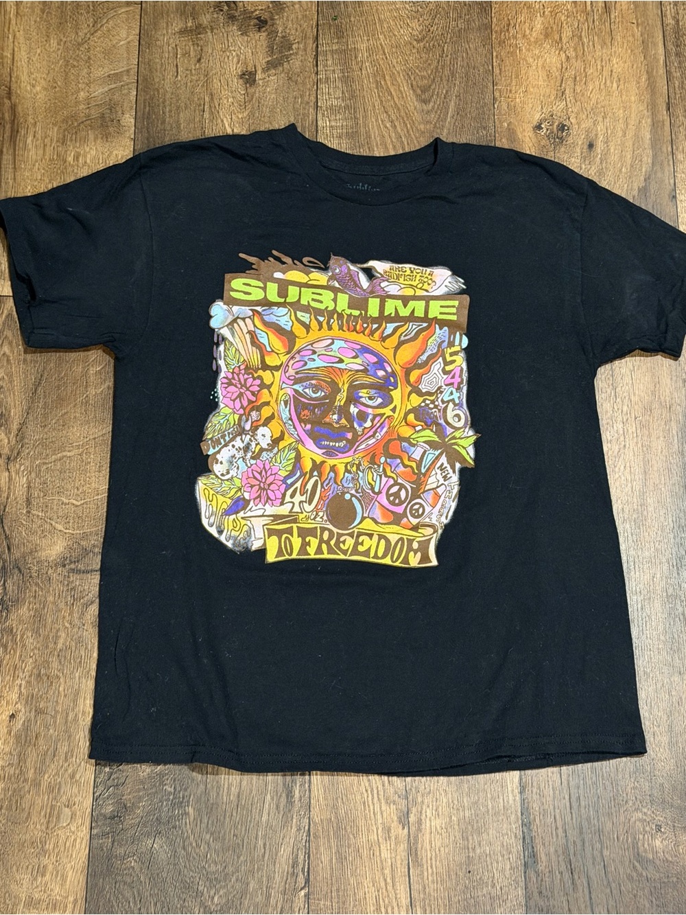 Sublime Black Graphic Short Sleeve Tee